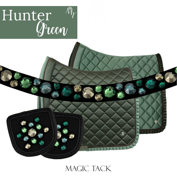 Hunter Green Stirnband Bling Swing