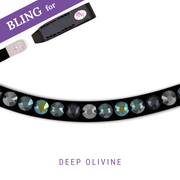 Deep Olivine Stirnband Bling Swing