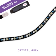 Crystal Grey Stirnband Bling Swing