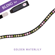 Golden Waterlily Stirnband Bling Swing