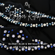 Glossy Blue by Clara Hegmann Patch weiß