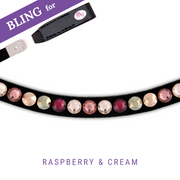 Raspberry & Cream Stirnband Bling Swing