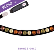 Bronze Gold Stirnband Bling Swing