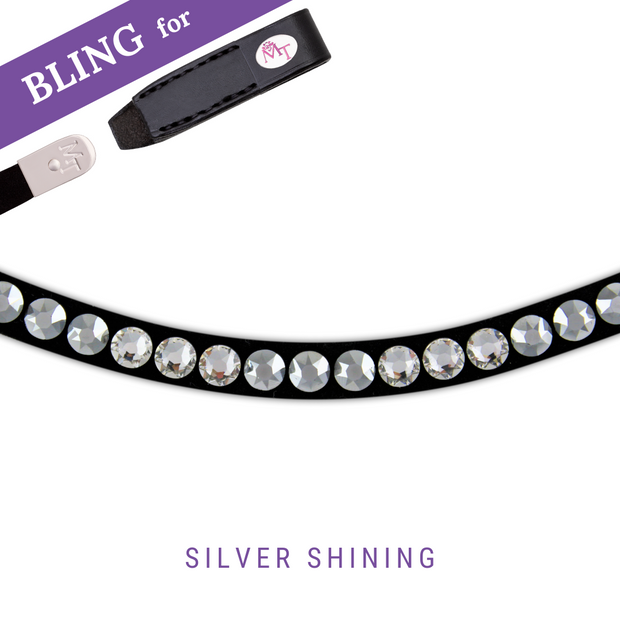 Silver Shining Stirnband Bling Swing