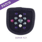 Super Fly Reithandschuh Patch blau