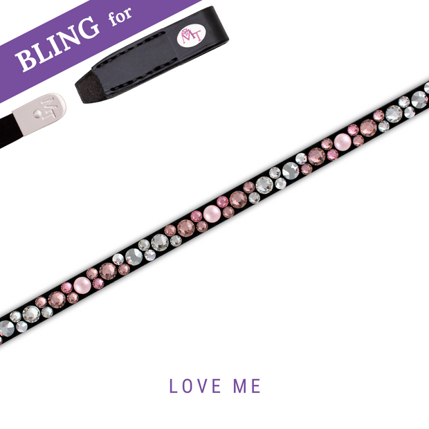 Love Me Stirnband Bling Classic