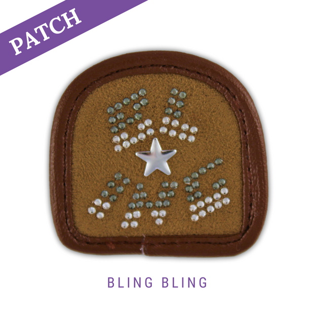 Bling Bling Reithandschuh Patches
