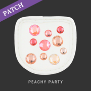 Peachy Party Reithandschuh Patches