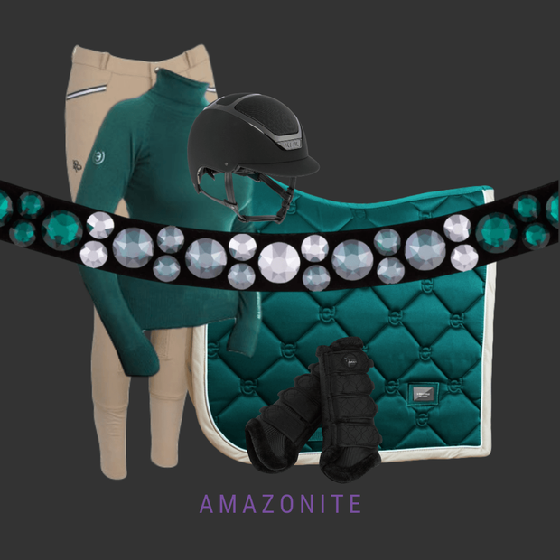 Amazonite Stirnband Bling Swing