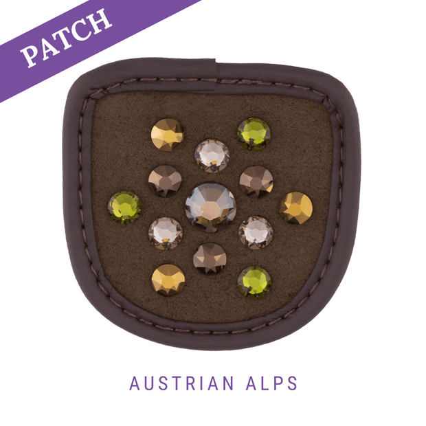 Austrian Alps Reithandschuh Patch braun