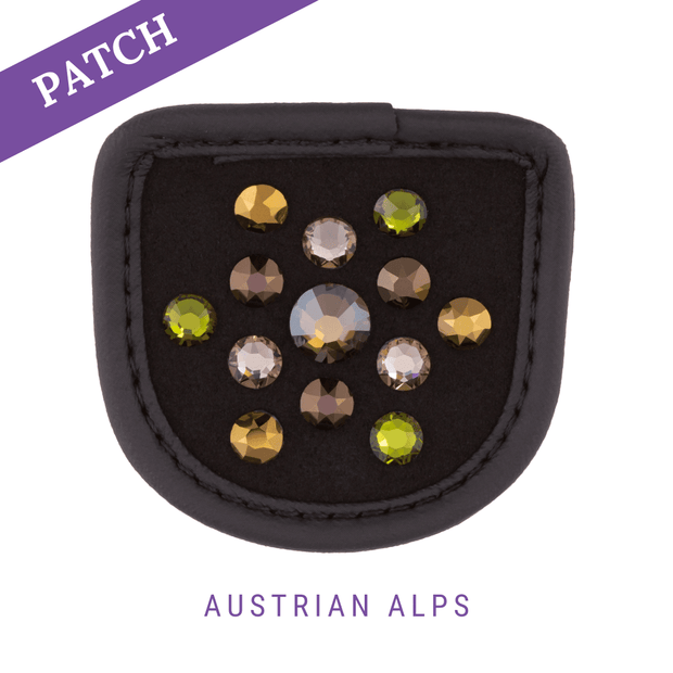 Austrian Alps Reithandschuh Patch schwarz