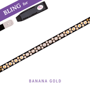 Banana Gold Stirnband Bling Classic