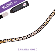 Banana Gold Stirnband Bling Swing