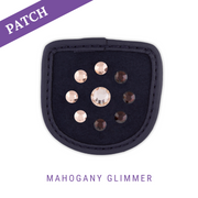 Mahogany Glimmer Reithandschuh Patches