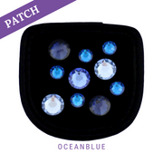 Oceanblue Reithandschuh Patches