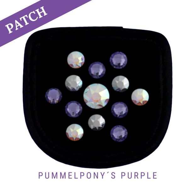 Pummelpony´s Purple Reithandschuh Patches