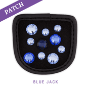 Blue Jack by Lisa Röckener Reithandschuh Patches schwarz