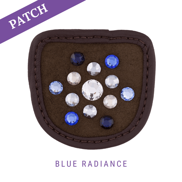 Blue Radiance Reithandschuh Patch braun