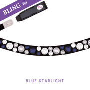 Blue Starlight Stirnband Bling Swing