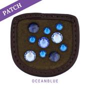 Oceanblue Reithandschuh Patches