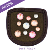 Soft Peach Reithandschuh Patches