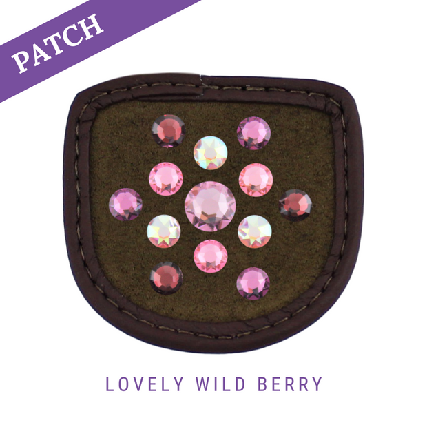 Lovely Wild Berry by Wildpferd Merlin Reithandschuh Patches