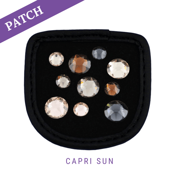 Capri Sun by Corly Kugelblitz Reithandschuh Patch schwarz