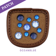 Oceanblue Reithandschuh Patches