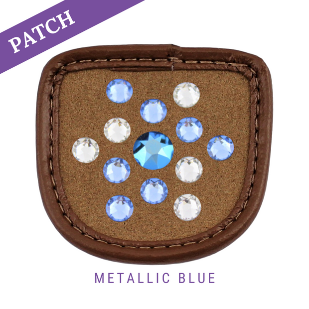 Metallic Blue by Clara Hegmann Patch caramel