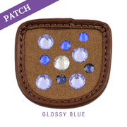Glossy Blue by Clara Hegmann Patch caramel