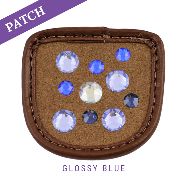 Glossy Blue by Clara Hegmann Patch caramel