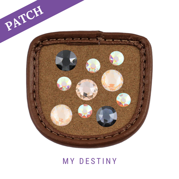 My Destiny by Sheldondassensibelchen Reithandschuh Patch caramel