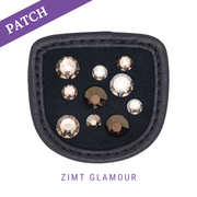 Zimt Glamour Reithandschuh Patches