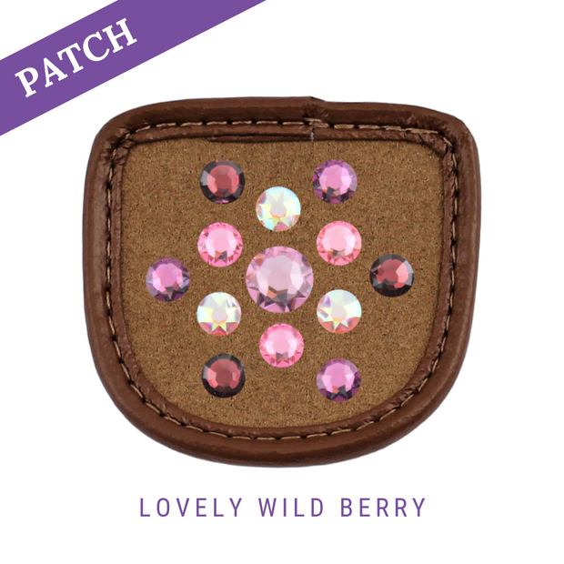 Lovely Wild Berry by Wildpferd Merlin Reithandschuh Patches