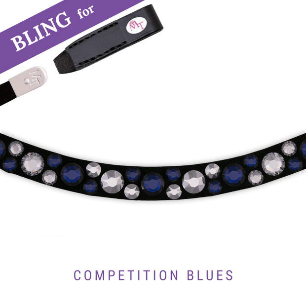Competition Blues Stirnband Bling Swing
