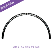 Crystal Showstar Stübben Sattel Inlay