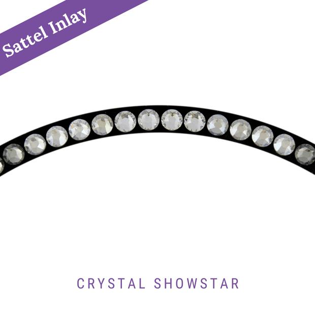 Crystal Showstar Stübben Sattel Inlay