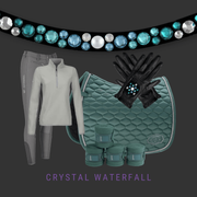 Crystal Waterfall Inlay Swing