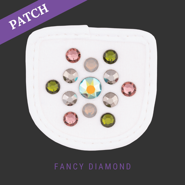 Fancy Diamond by Fürstentanz Reithandschuh Patch weiß
