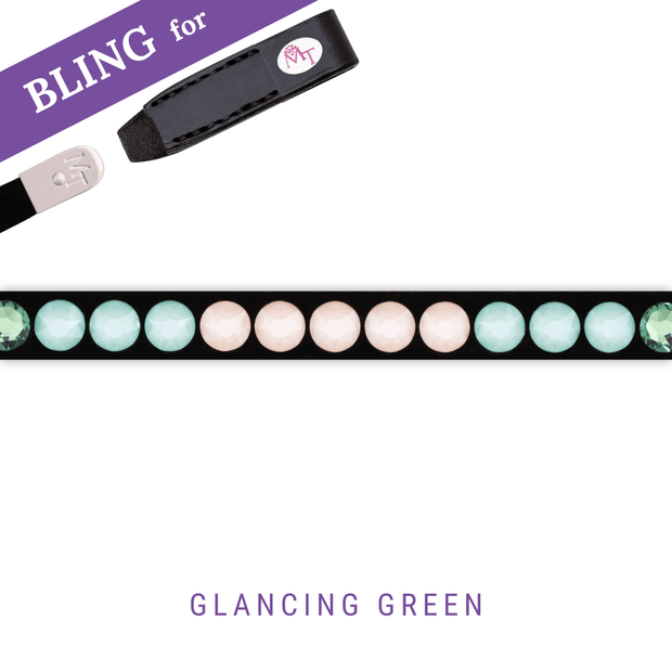 Glancing Green by Nina Kaupp Stirnband Bling Classic