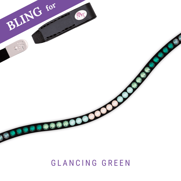 Glancing Green by Nina Kaupp Stirnband Bling Swing