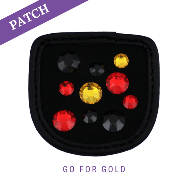 Go for Gold Reithandschuh Patches