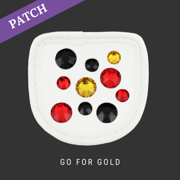 Go for Gold Reithandschuh Patches