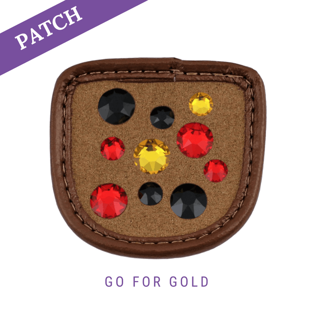 Go for Gold Reithandschuh Patches