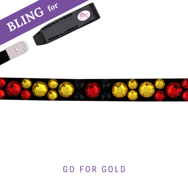 Go for Gold Stirnband Bling Classic
