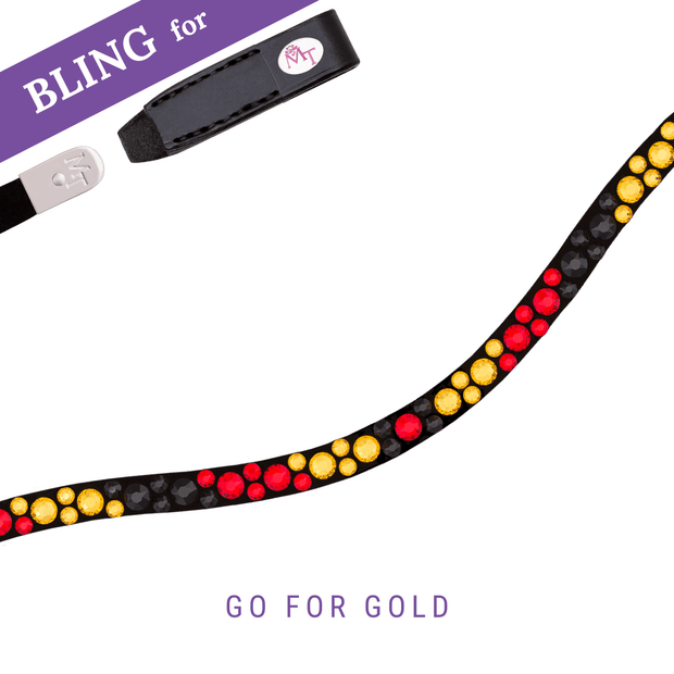 Go for Gold Stirnband Bling Swing