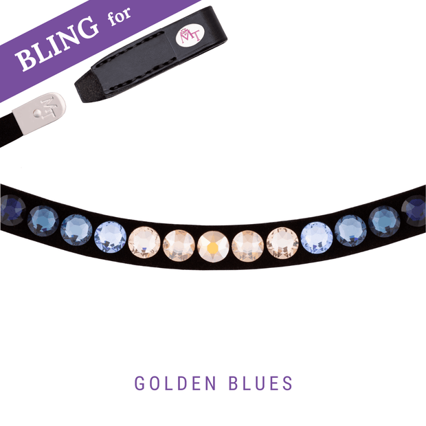 Golden Blues Stirnband Bling Swing