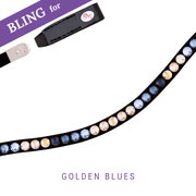 Golden Blues Stirnband Bling Swing