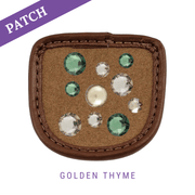 Golden Thyme Reithandschuh Patches