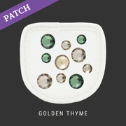 Golden Thyme Reithandschuh Patches